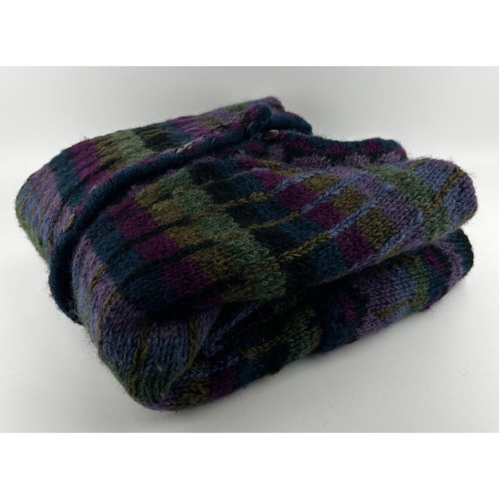 100% Himalayan Wool Sweater Cozy Cottage Vintage Nepal Lost Horizons Medium - Picture 14 of 16